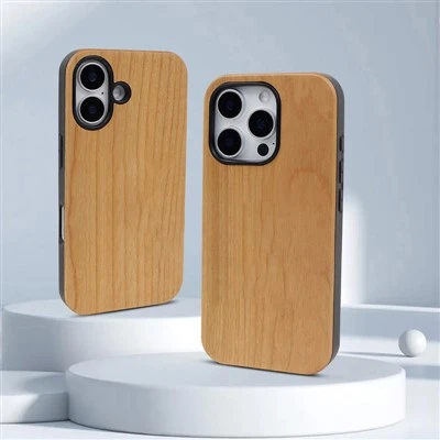 Hölzernes iPhone 16 Pro Case